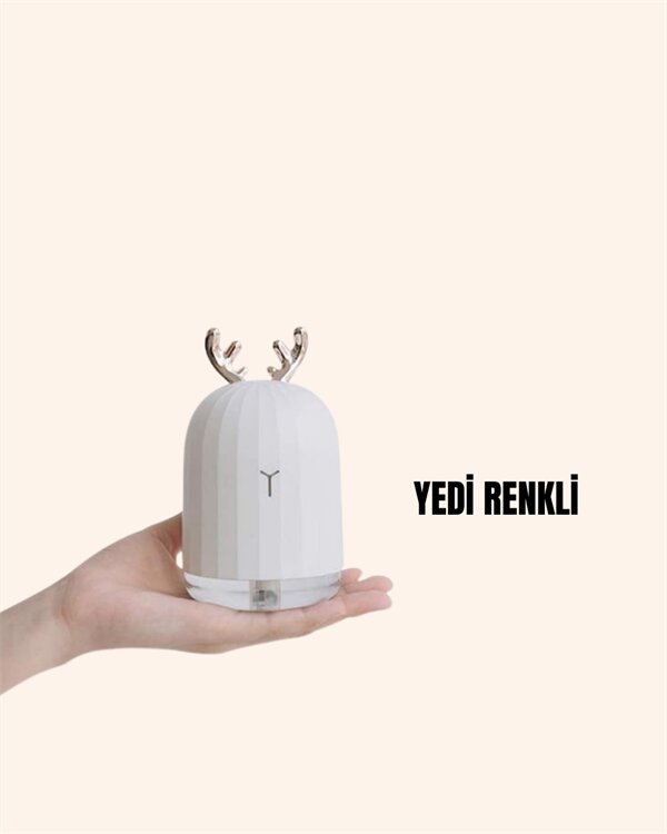 USB Şarjlı Mini USB Nemlendirici LED Işıklı Masaüstü Cihaz