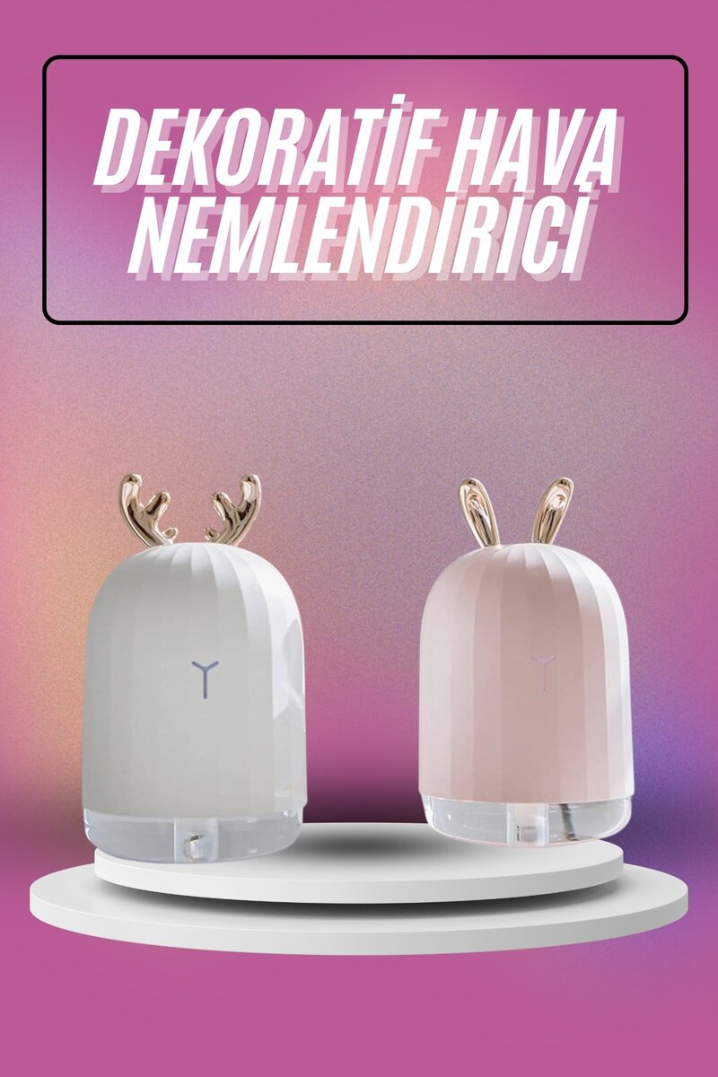 Hava Nemlendirici Ultrasonik Aromaterapi Difüzör Tavşan Nemlendirici Hava Nemlendirici Ultrasonik Aromaterapi Difüzör Tavşan Nemlendirici