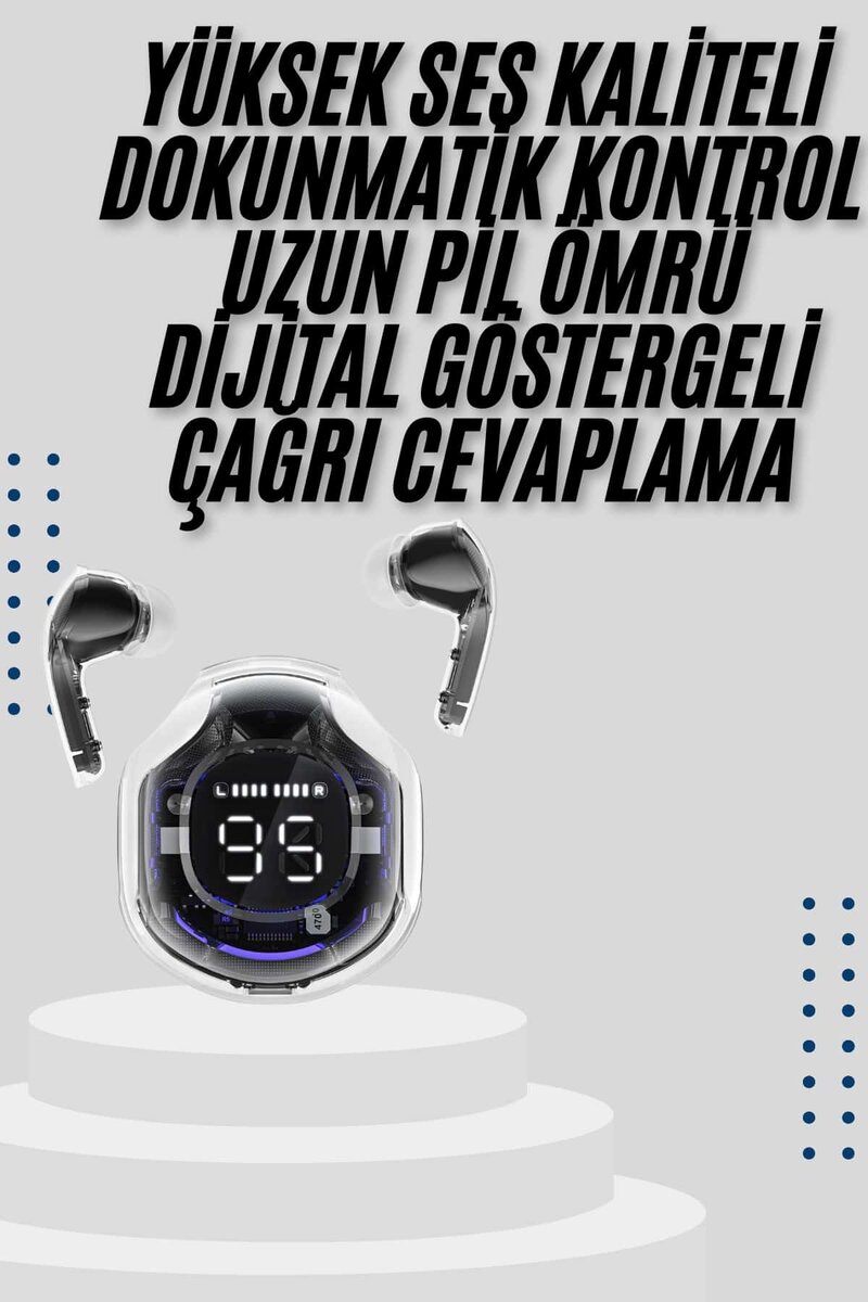 2025 Model Kablosuz Bluetooth Kulaklık ANC ENC Destekli HİFİ Stereo 2025 Model Kablosuz Bluetooth Kulaklık ANC ENC Destekli HİFİ Stereo