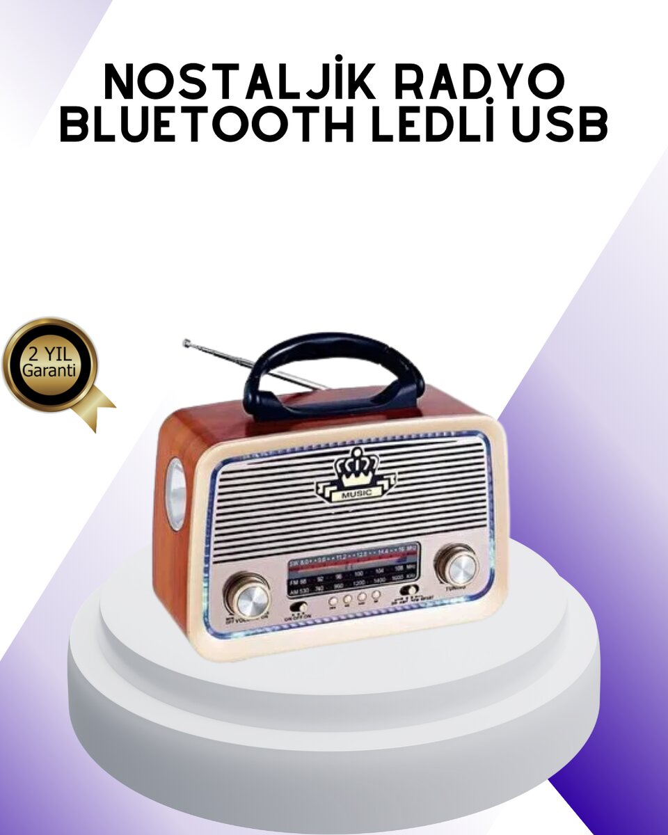 Nostalji Bluetooth Radyo FM AM SW Ahşap Eskitme Tasarım Nostalji Bluetooth Radyo FM AM SW Ahşap Eskitme Tasarım