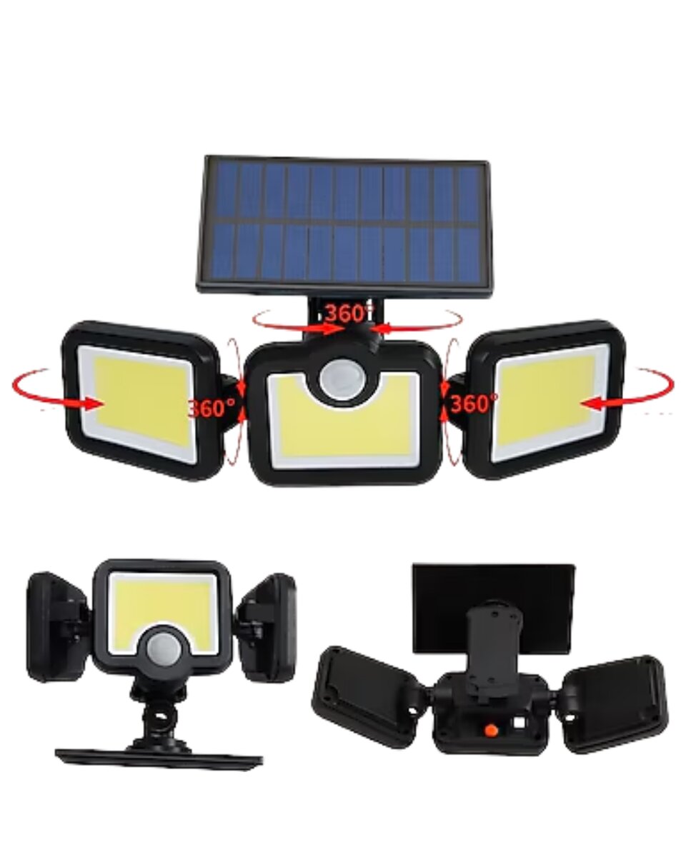 Solar Sensörlü LED Projektör Hareket Algılayıcılı Güneş Enerjili Bahçe Lambası Dış Mekan Aydınlatma Solar Sensörlü LED Projektör Hareket Algılayıcılı Güneş Enerjili Bahçe Lambası Dış Mekan Aydınlatma