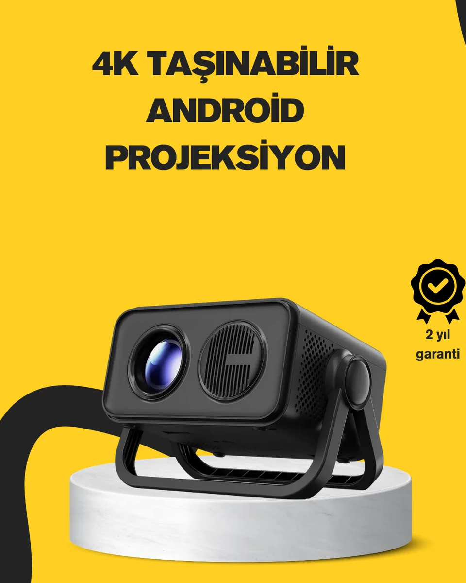 Full HD 1080P HDR Destekli Akıllı Projeksiyon Cihazı Full HD 1080P HDR Destekli Akıllı Projeksiyon Cihazı