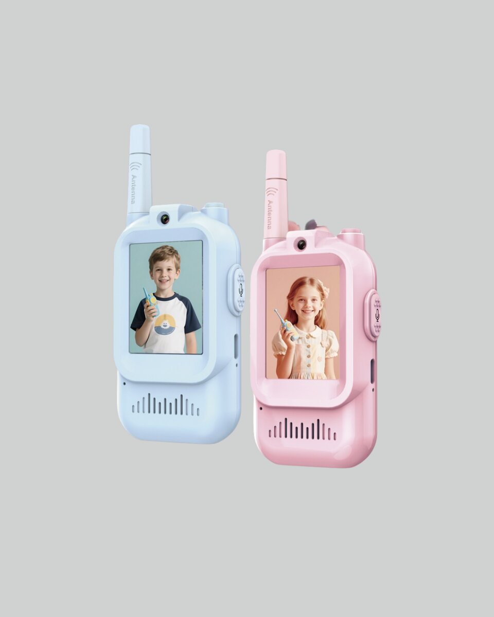 3–12 Yaş Çocuklara Uygun Görüntülü Walkie Talkie Seti 3–12 Yaş Çocuklara Uygun Görüntülü Walkie Talkie Seti