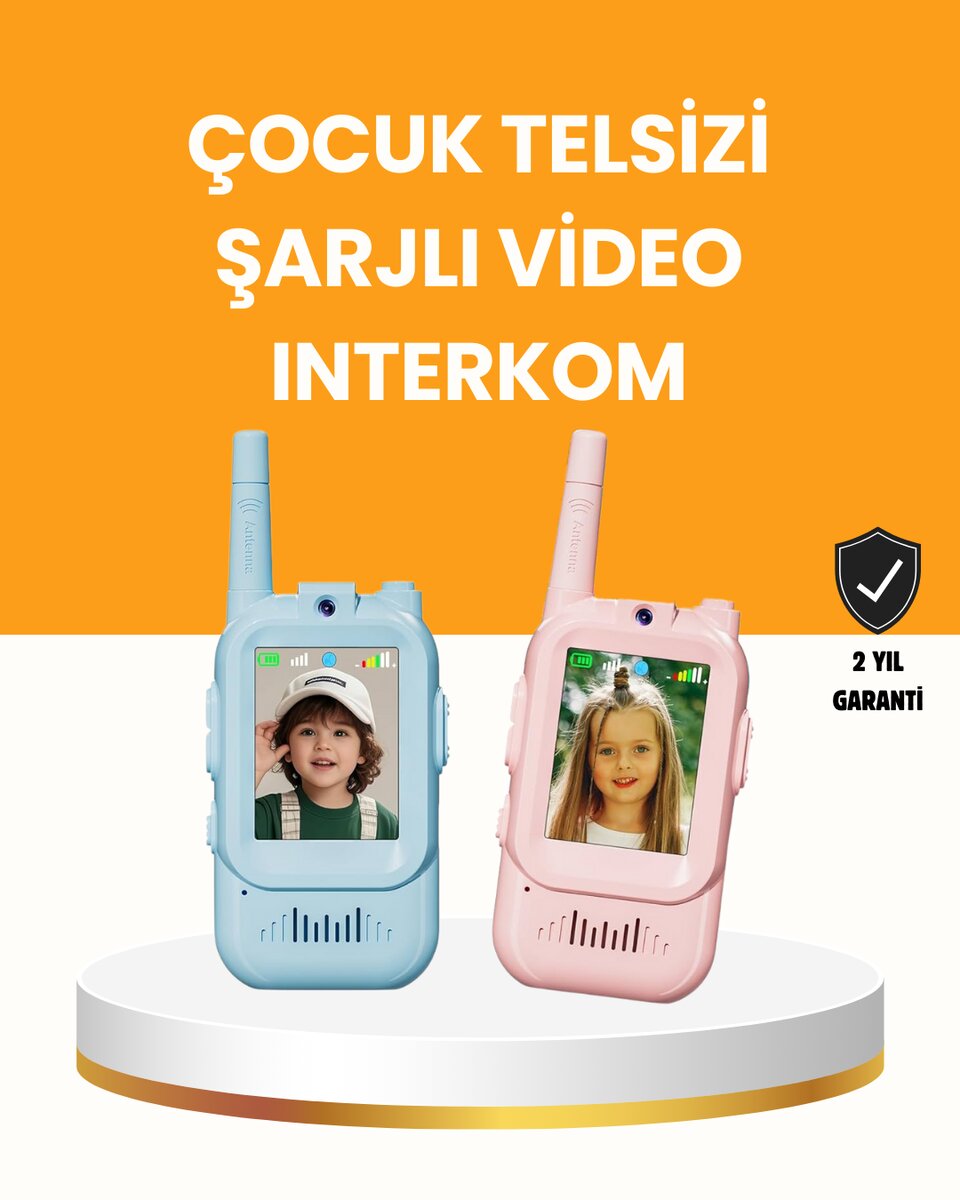 Uzun Menzilli Video Walkie Talkie Eğitici ve Eğlenceli Oyuncak Uzun Menzilli Video Walkie Talkie Eğitici ve Eğlenceli Oyuncak