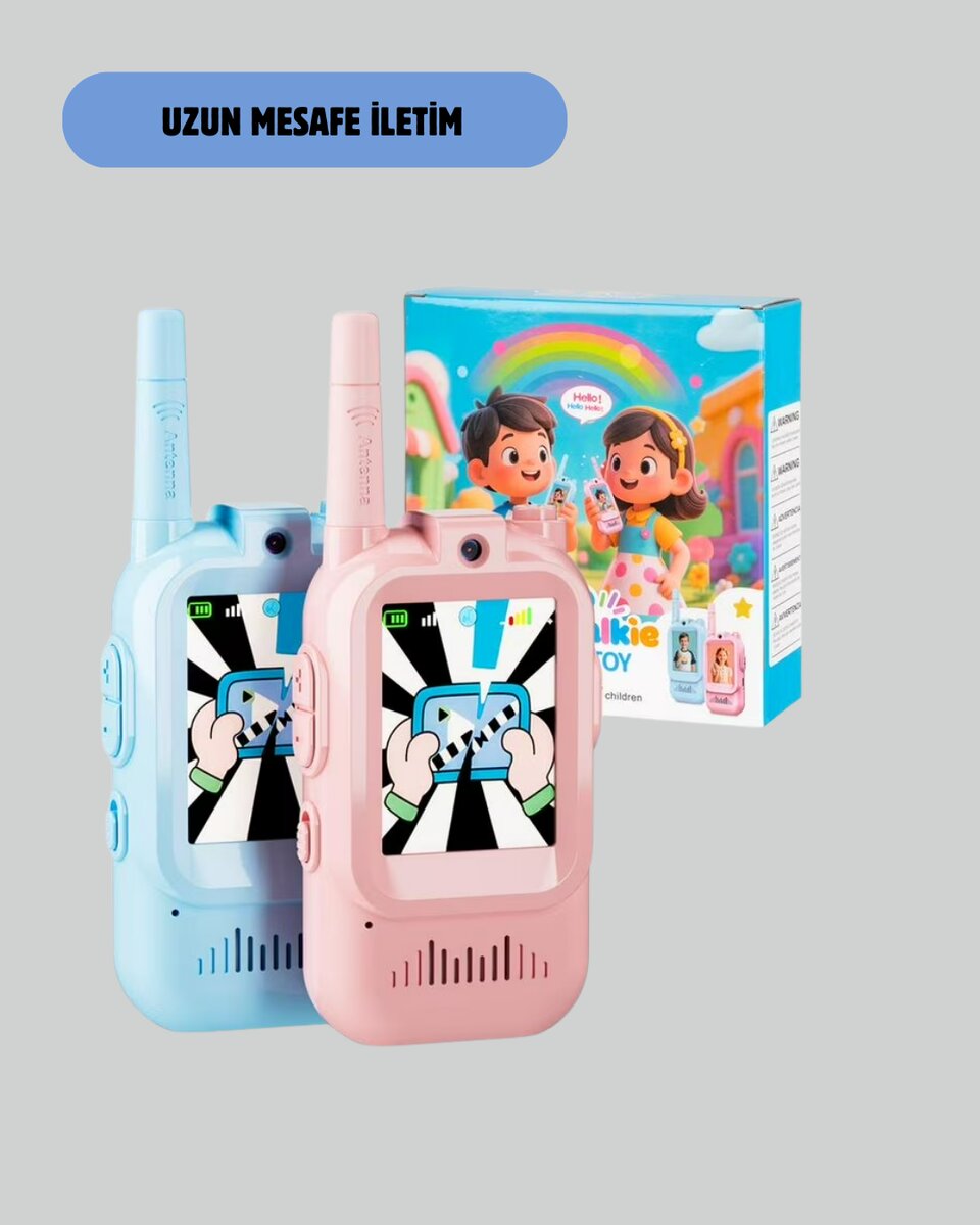 Görüntülü Walkie Talkie Çocuklar İçin Video İnterkomlu Oyuncak Görüntülü Walkie Talkie Çocuklar İçin Video İnterkomlu Oyuncak