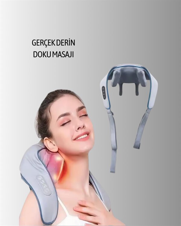1800mAh Pil Kapasiteli Boyun Masaj Aleti 1800mAh Pil Kapasiteli Boyun Masaj Aleti