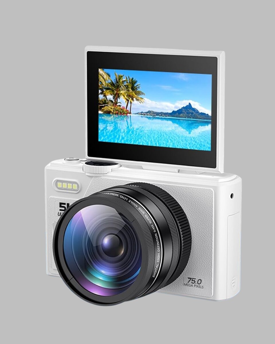 5K UHD Dijital Kamera WiFi Bağlantılı Otofokus 18x Zoom Taşınabilir 5K UHD Dijital Kamera WiFi Bağlantılı Otofokus 18x Zoom Taşınabilir
