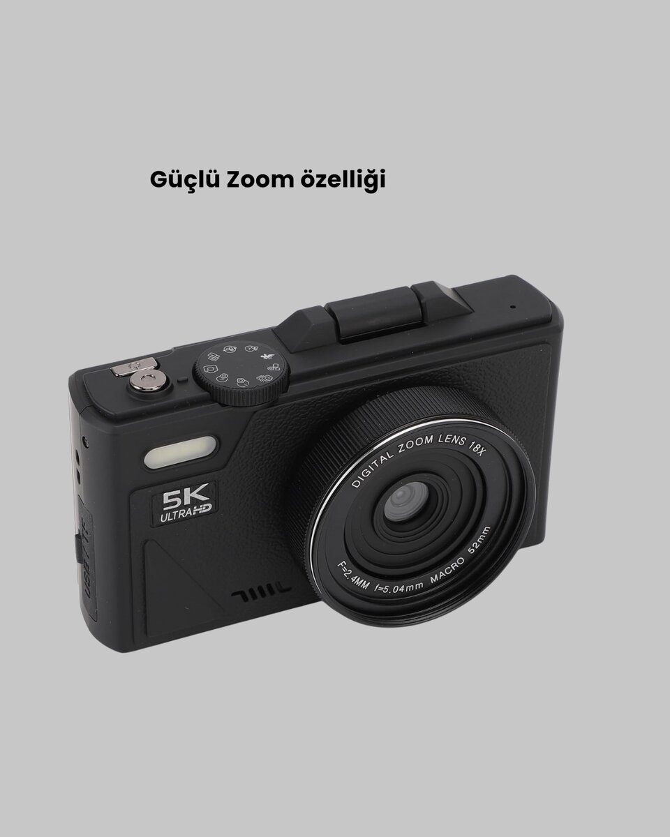 75MP 5K Video Destekli Dijital Kamera 18x Zoom Çok Eksenli Stabilizasyon 75MP 5K Video Destekli Dijital Kamera 18x Zoom Çok Eksenli Stabilizasyon
