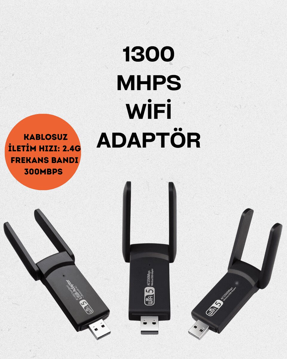 Realtek Chipsetli 5G Destekli Yüksek Hızlı Ağ Adaptörü Realtek Chipsetli 5G Destekli Yüksek Hızlı Ağ Adaptörü