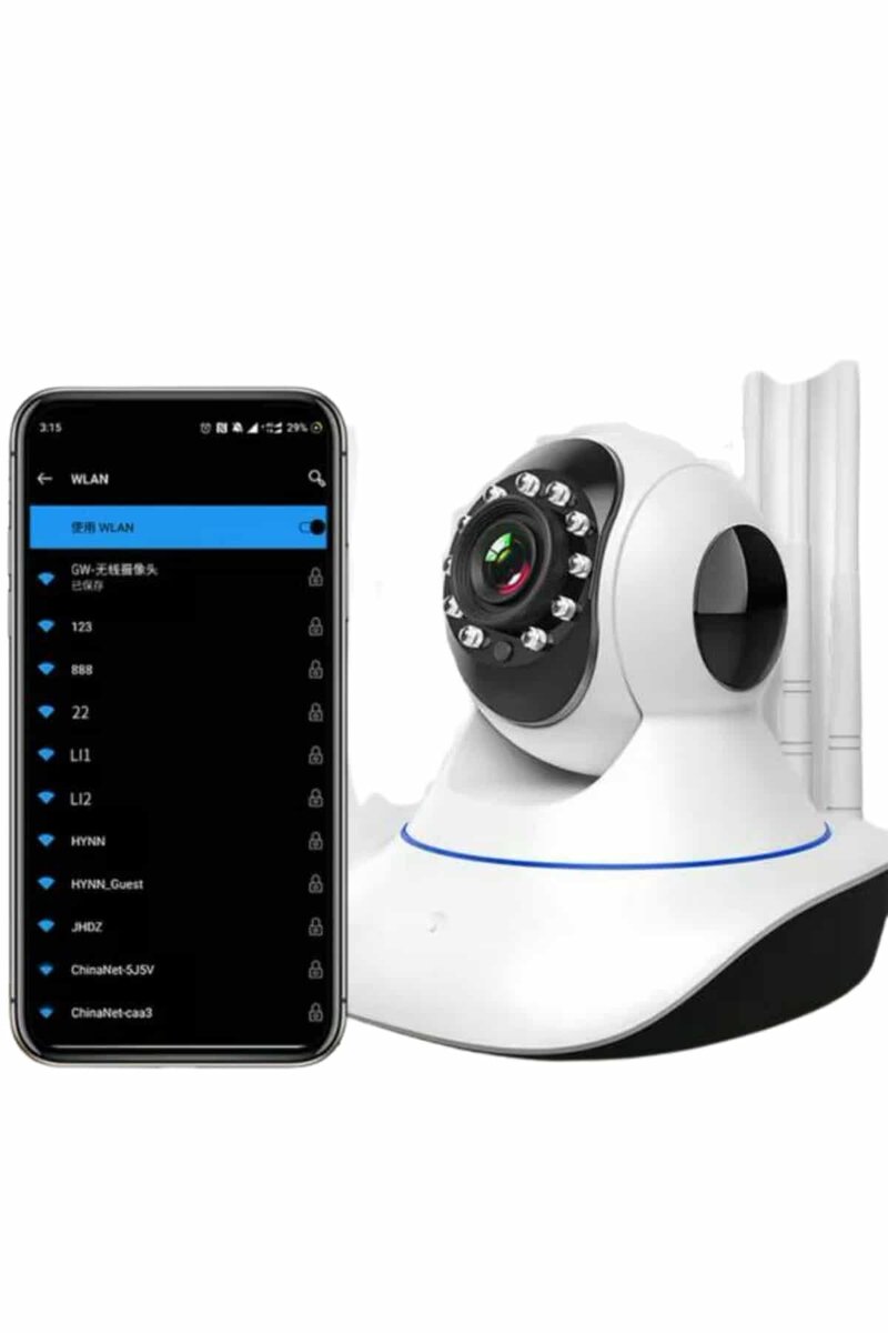 Akıllı Gece Görüşlü Sensörlü Wifi Kamera Telefondan Takip Edilebilir Akıllı Gece Görüşlü Sensörlü Wifi Kamera Telefondan Takip Edilebilir