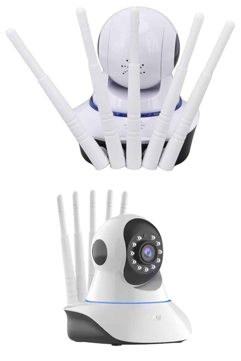 LED Aydınlatmalı 5 Antenli Motorlu 1080P Wifi Kamera Sensörlü LED Aydınlatmalı 5 Antenli Motorlu 1080P Wifi Kamera Sensörlü