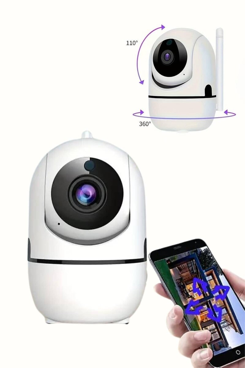 Mini IP Kamera Hareketli Güvenlik Kamerası Kablosuz Wifi Kamera Mikrofonlu Mini IP Kamera Hareketli Güvenlik Kamerası Kablosuz Wifi Kamera Mikrofonlu