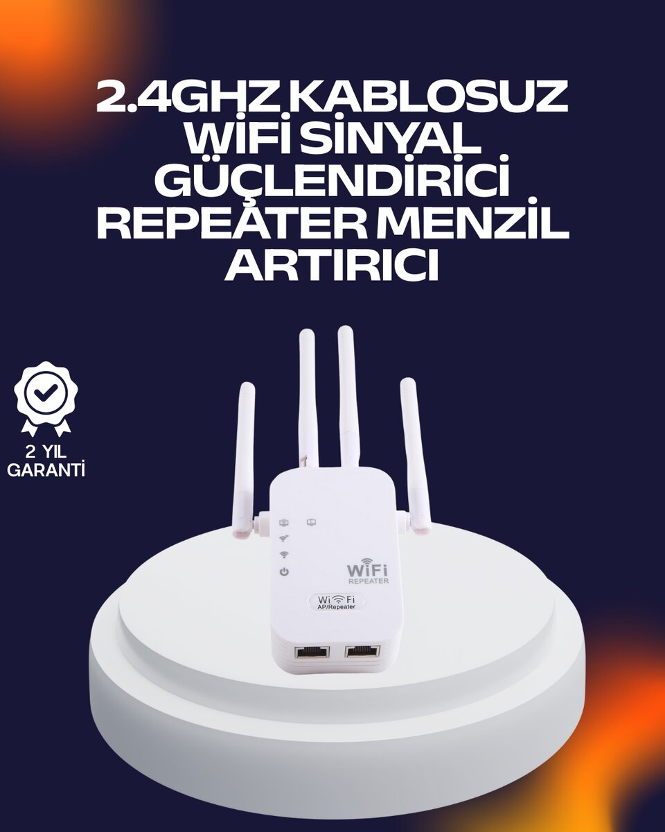 Yüksek Hızlı Parazit Önleyici WiFi Repeater Router Yüksek Hızlı Parazit Önleyici WiFi Repeater Router