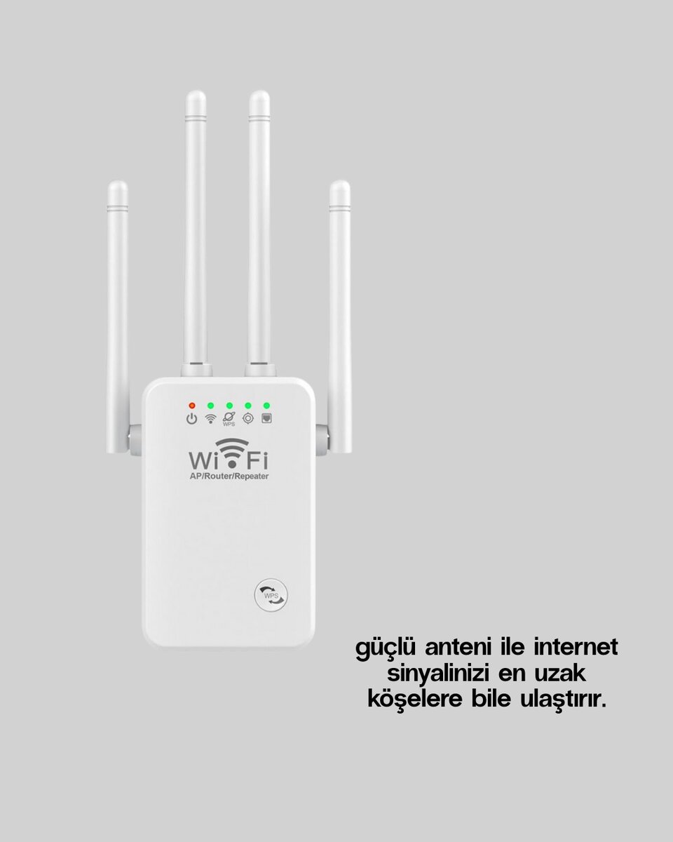 Yüksek Hızlı Parazit Önleyici WiFi Repeater Router Yüksek Hızlı Parazit Önleyici WiFi Repeater Router