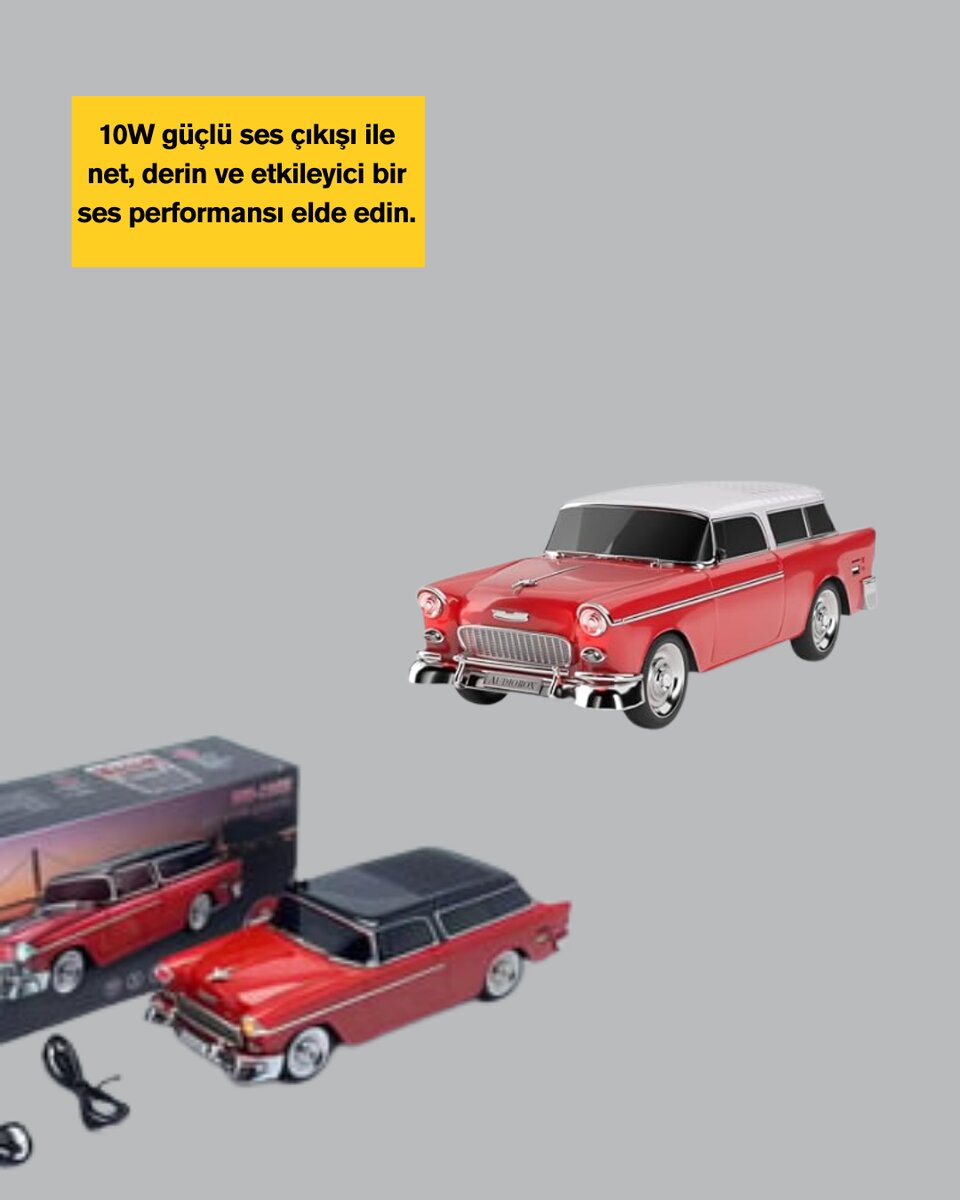 TWS Destekli FM Radyo ve USB Girişli Hoparlör