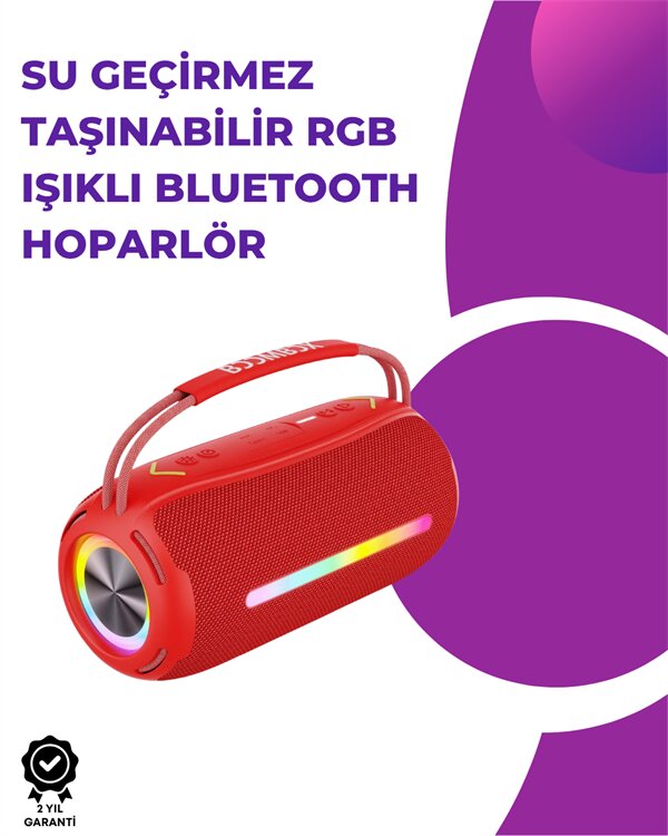Bluetooth Kablosuz Hoparlör – Taşınabilir, Güçlü Ses Bluetooth Kablosuz Hoparlör – Taşınabilir, Güçlü Ses