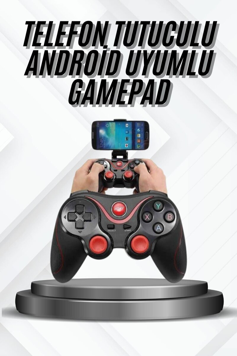 Yeni Nesil X3 Gamepad Android Uyumlu Telefon Tutucu Özellikli Joystick Yeni Nesil X3 Gamepad Android Uyumlu Telefon Tutucu Özellikli Joystick