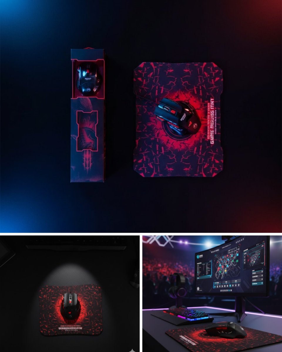 Oyuncu Mouse Seti RGB Aydınlatmalı 7 Fonksiyon Tuşlu Yüksek Performans Oyuncu Mouse Seti RGB Aydınlatmalı 7 Fonksiyon Tuşlu Yüksek Performans