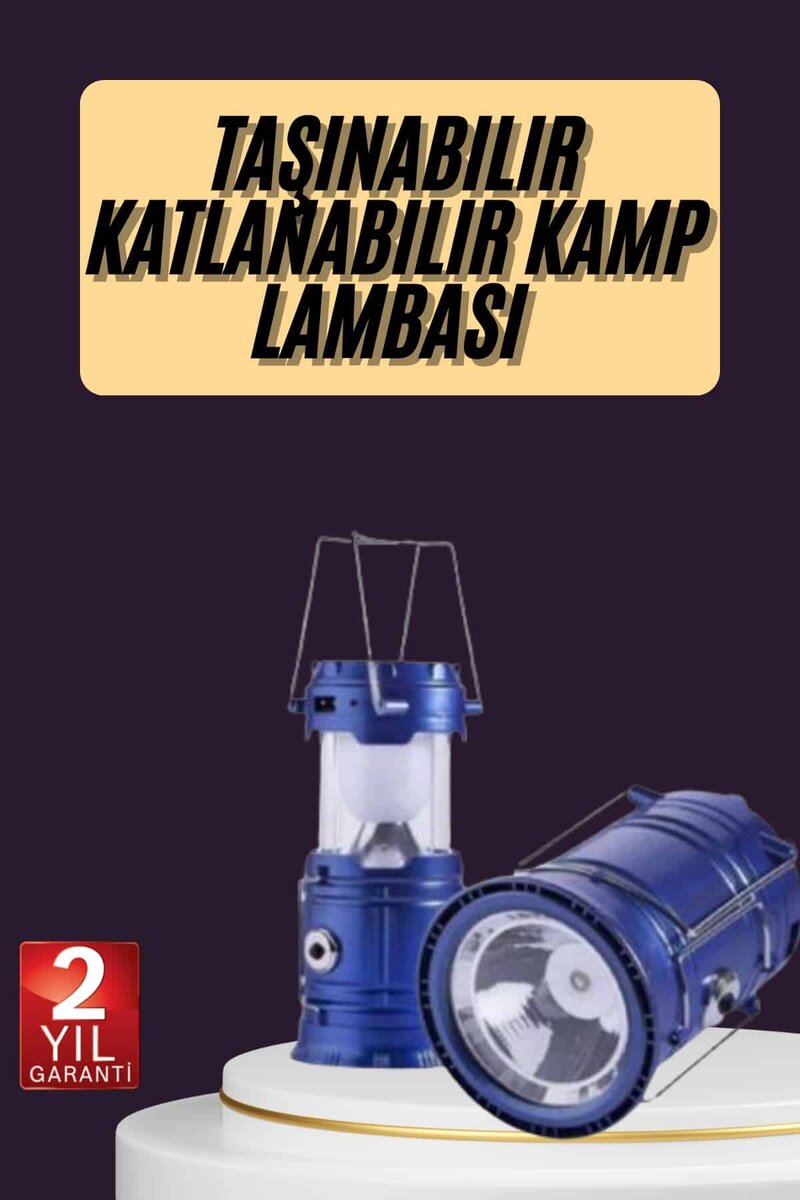 Kamp Feneri Şarj Edilebilir Güneş Enerjili Işıldak USB Şarjlı Kamp Feneri Şarj Edilebilir Güneş Enerjili Işıldak USB Şarjlı
