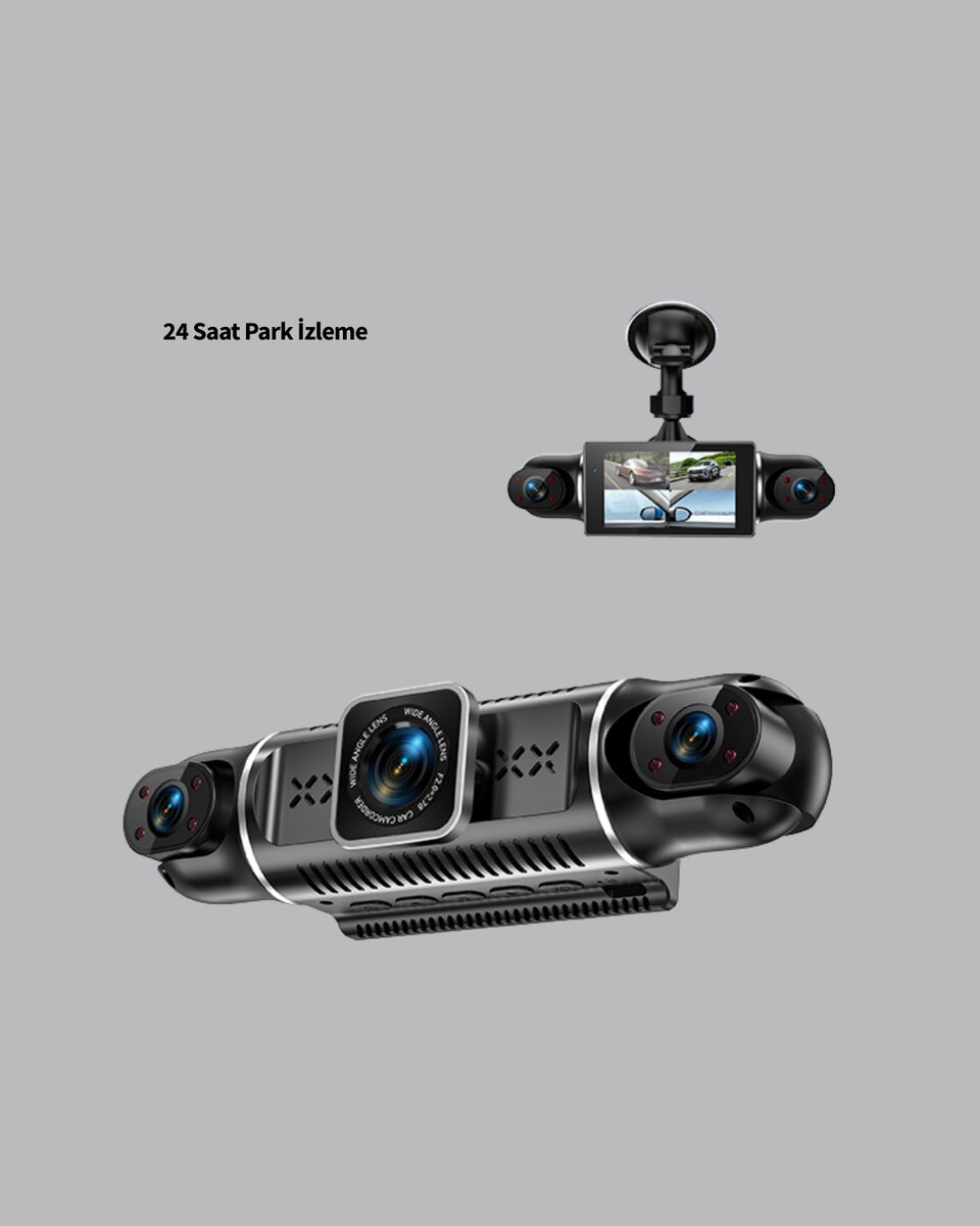 4 Kameralı Araç İçi Kamera 1080P GPS Takip WiFi Gece Görüşlü 4 Kameralı Araç İçi Kamera 1080P GPS Takip WiFi Gece Görüşlü