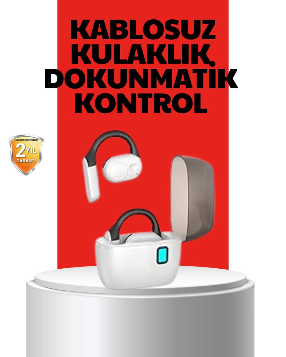 Kablosuz Bluetooth Kulaklık – Otomatik Eşleşme, Tek Tuş Kontrol, Stereo Ses Kablosuz Bluetooth Kulaklık – Otomatik Eşleşme, Tek Tuş Kontrol, Stereo Ses