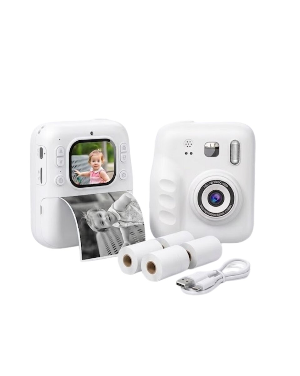 Çocuk Dijital Baskılı Kamera 5 Kalem 4 Rulo Kağıt Hediyeli Eğlenceli Fotoğraf Makinesi Çocuk Dijital Baskılı Kamera 5 Kalem 4 Rulo Kağıt Hediyeli Eğlenceli Fotoğraf Makinesi