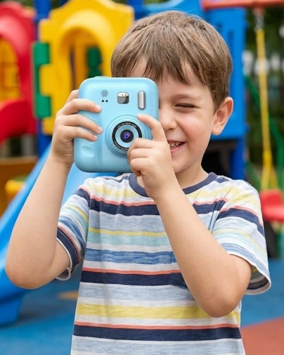 Çocuklar İçin Fotoğraf Makinesi Baskı Özellikli 4 Kağıt Rulo Hediyeli Çocuklar İçin Fotoğraf Makinesi Baskı Özellikli 4 Kağıt Rulo Hediyeli