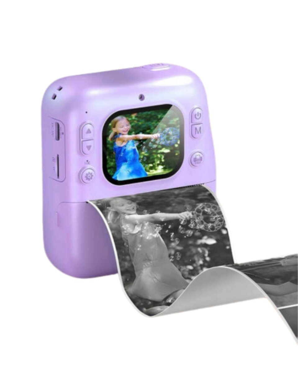 Çocuk Dijital Fotoğraf Makinesi Anında Baskı ve 4 Rulo Kağıt 5 Kalem Hediye Çocuk Dijital Fotoğraf Makinesi Anında Baskı ve 4 Rulo Kağıt 5 Kalem Hediye