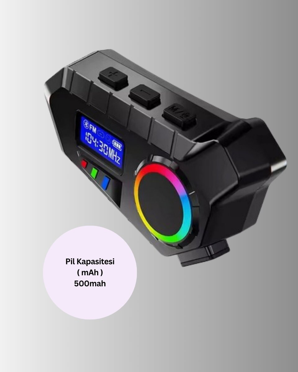 Kablosuz Bluetooth İnterkom IP65 Suya Dayanıklı 40mm HD Ses ve 40 Saat Pil Kablosuz Bluetooth İnterkom IP65 Suya Dayanıklı 40mm HD Ses ve 40 Saat Pil