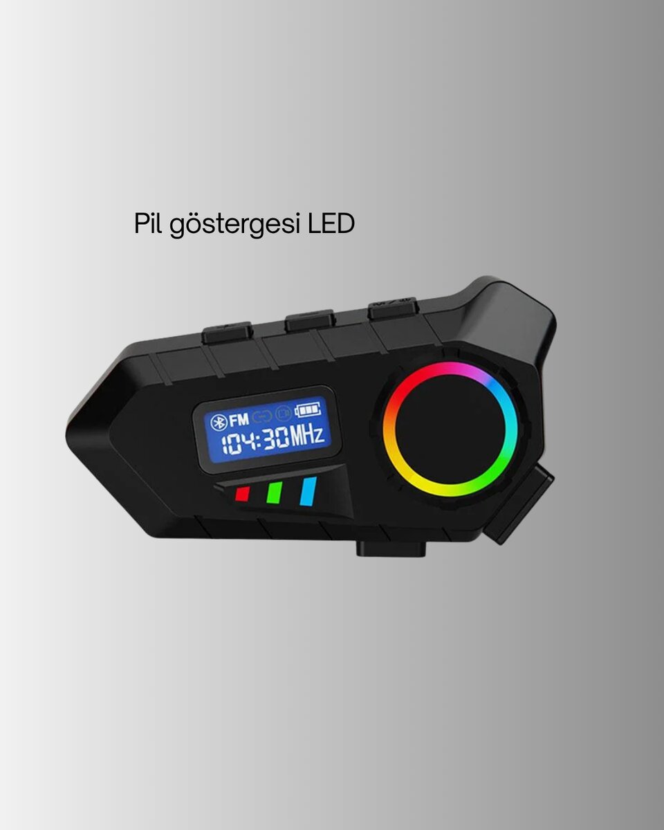 Kablosuz Bluetooth İnterkom IP65 Suya Dayanıklı 40mm HD Ses ve 40 Saat Pil Kablosuz Bluetooth İnterkom IP65 Suya Dayanıklı 40mm HD Ses ve 40 Saat Pil