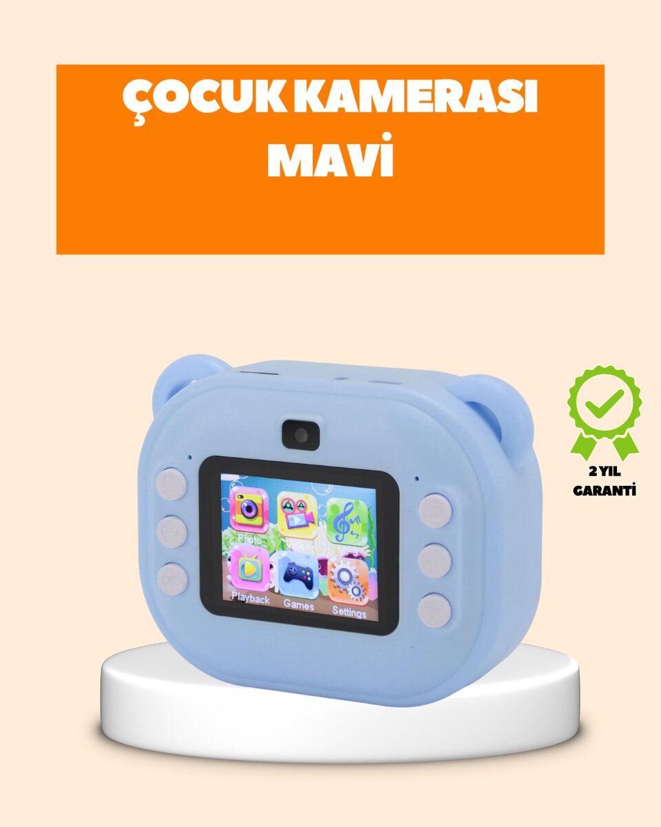 Termal Baskı Teknolojili Anında Fotoğraf Kamerası – 24MP Çift Lens, 32GB Hafıza Termal Baskı Teknolojili Anında Fotoğraf Kamerası – 24MP Çift Lens, 32GB Hafıza