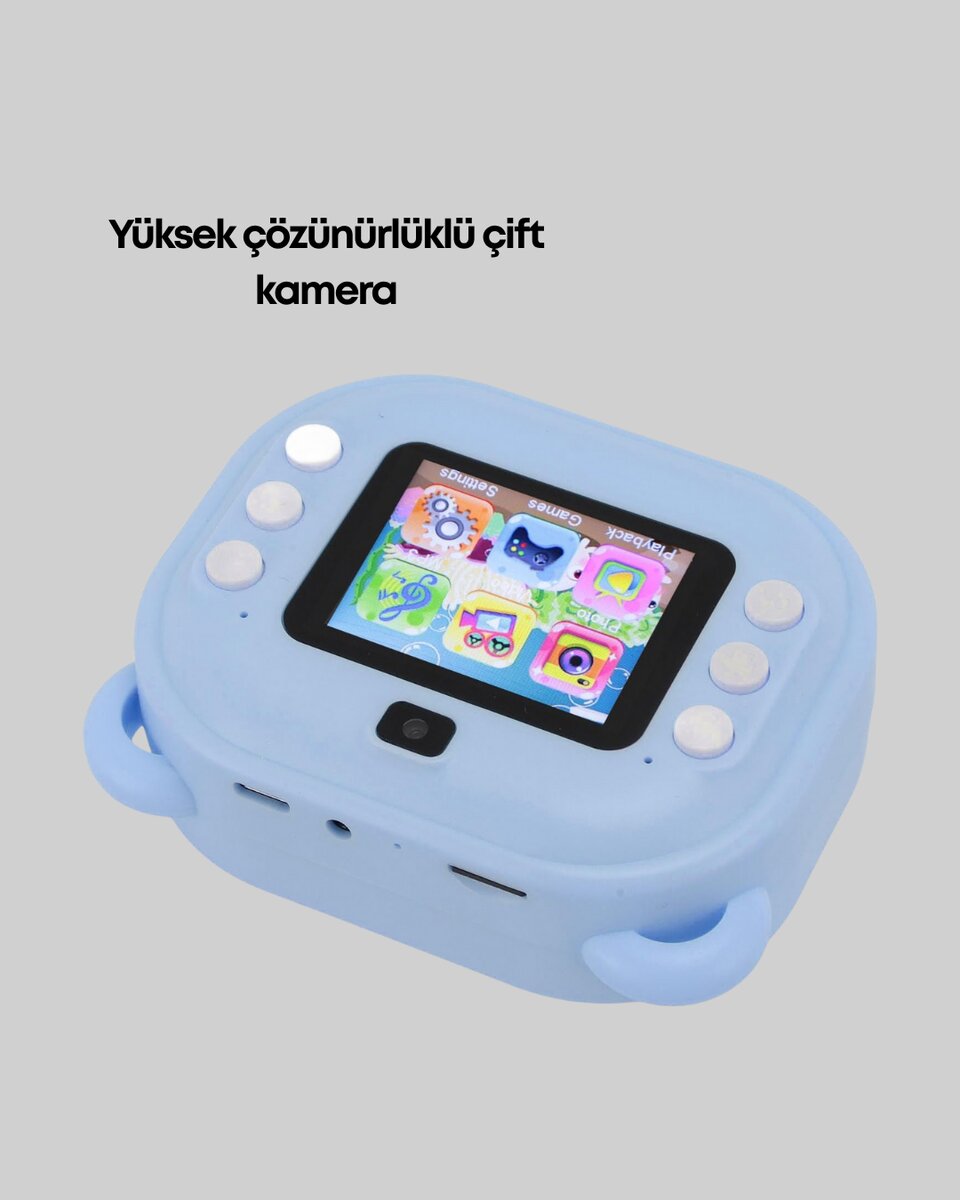 Termal Baskı Teknolojili Anında Fotoğraf Kamerası – 24MP Çift Lens, 32GB Hafıza Termal Baskı Teknolojili Anında Fotoğraf Kamerası – 24MP Çift Lens, 32GB Hafıza