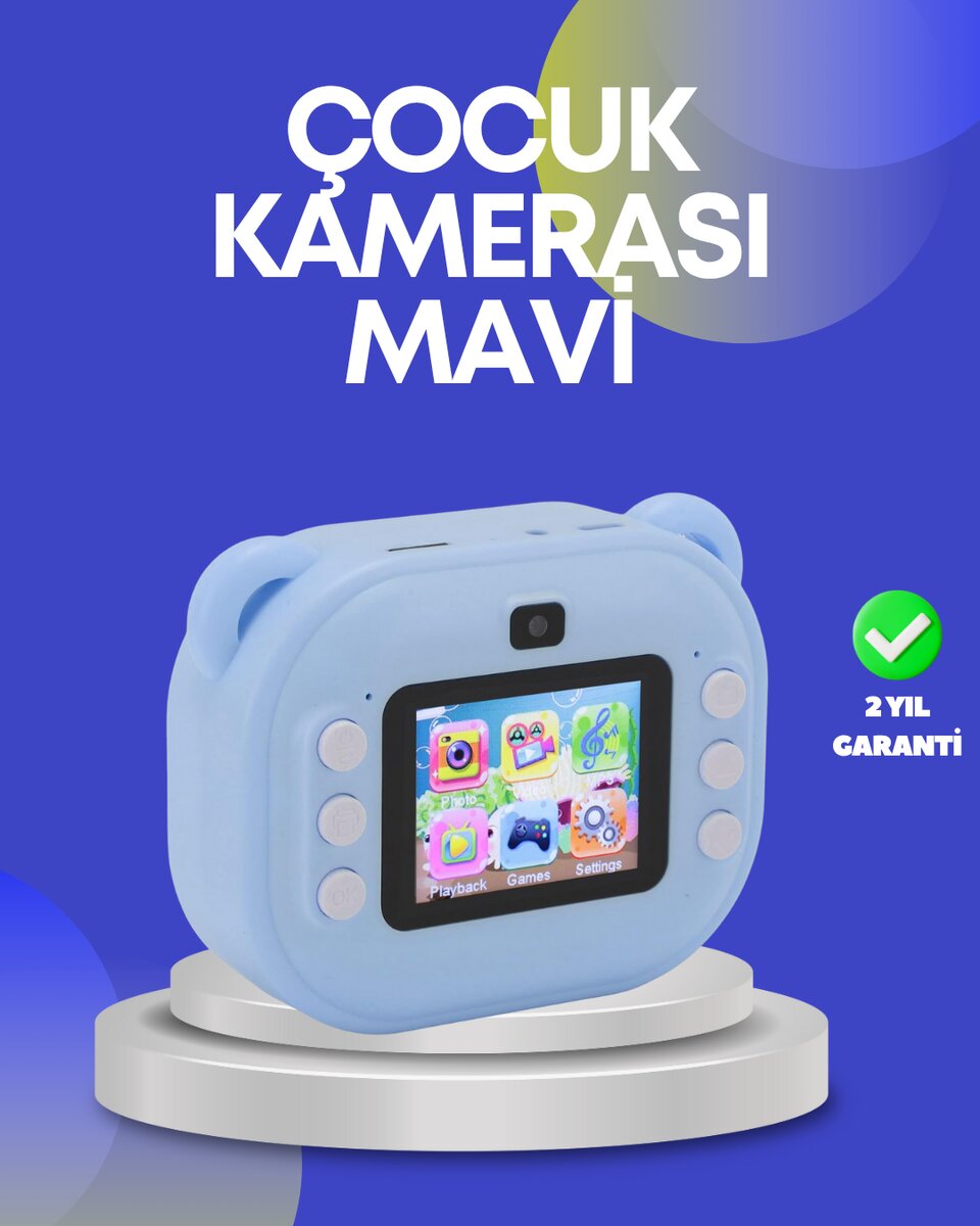 Çocuk Şipşak Kamera – 24MP HD Çift Lensli Termal Baskı Teknolojili Çocuk Şipşak Kamera – 24MP HD Çift Lensli Termal Baskı Teknolojili