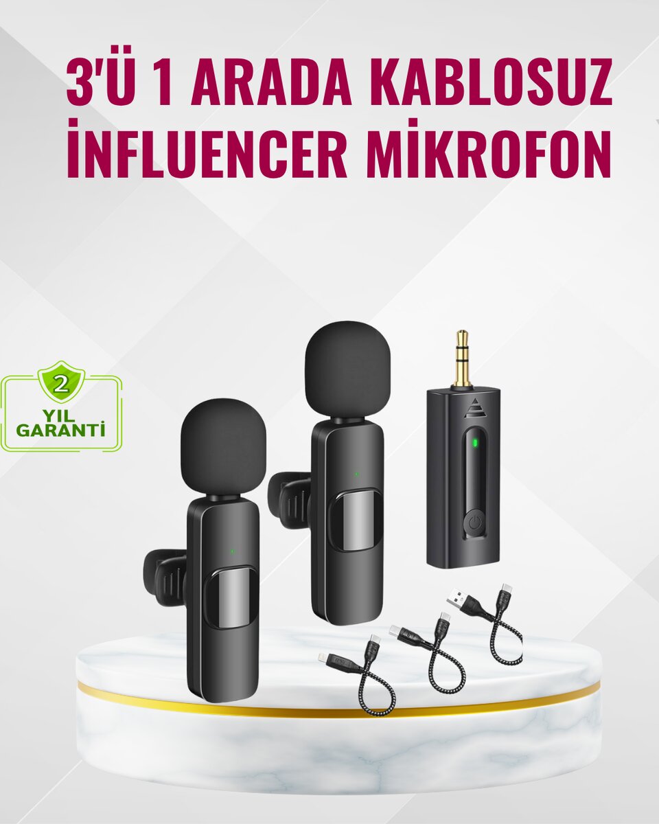 Küçük Boyutlu Mikrofon - 8 Saat Kullanım Küçük Boyutlu Mikrofon - 8 Saat Kullanım