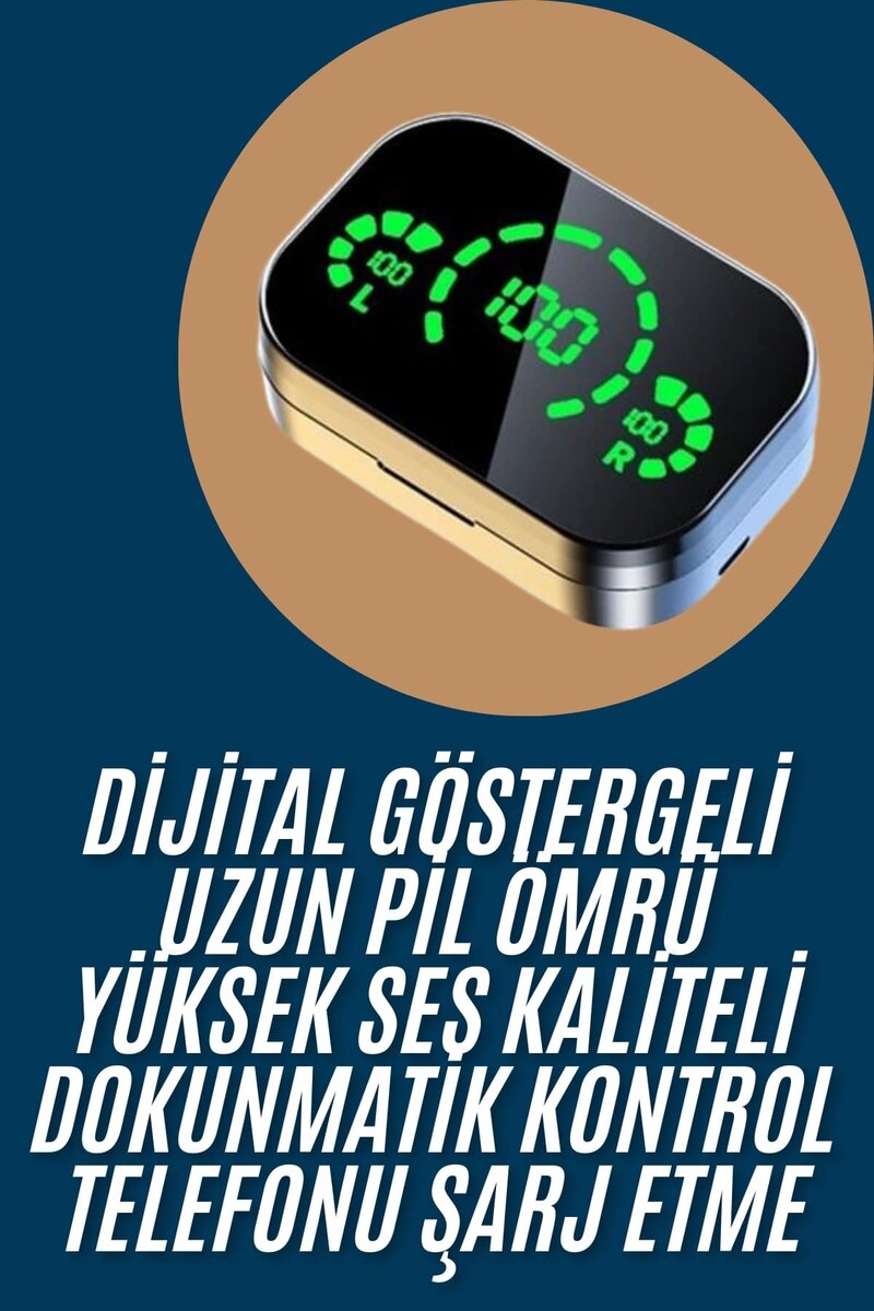 2025 Model Bluetooth Kulaklık Telefon Şarj Edebilen Çağrı Cevaplama Dijital Göstergeli 2025 Model Bluetooth Kulaklık Telefon Şarj Edebilen Çağrı Cevaplama Dijital Göstergeli