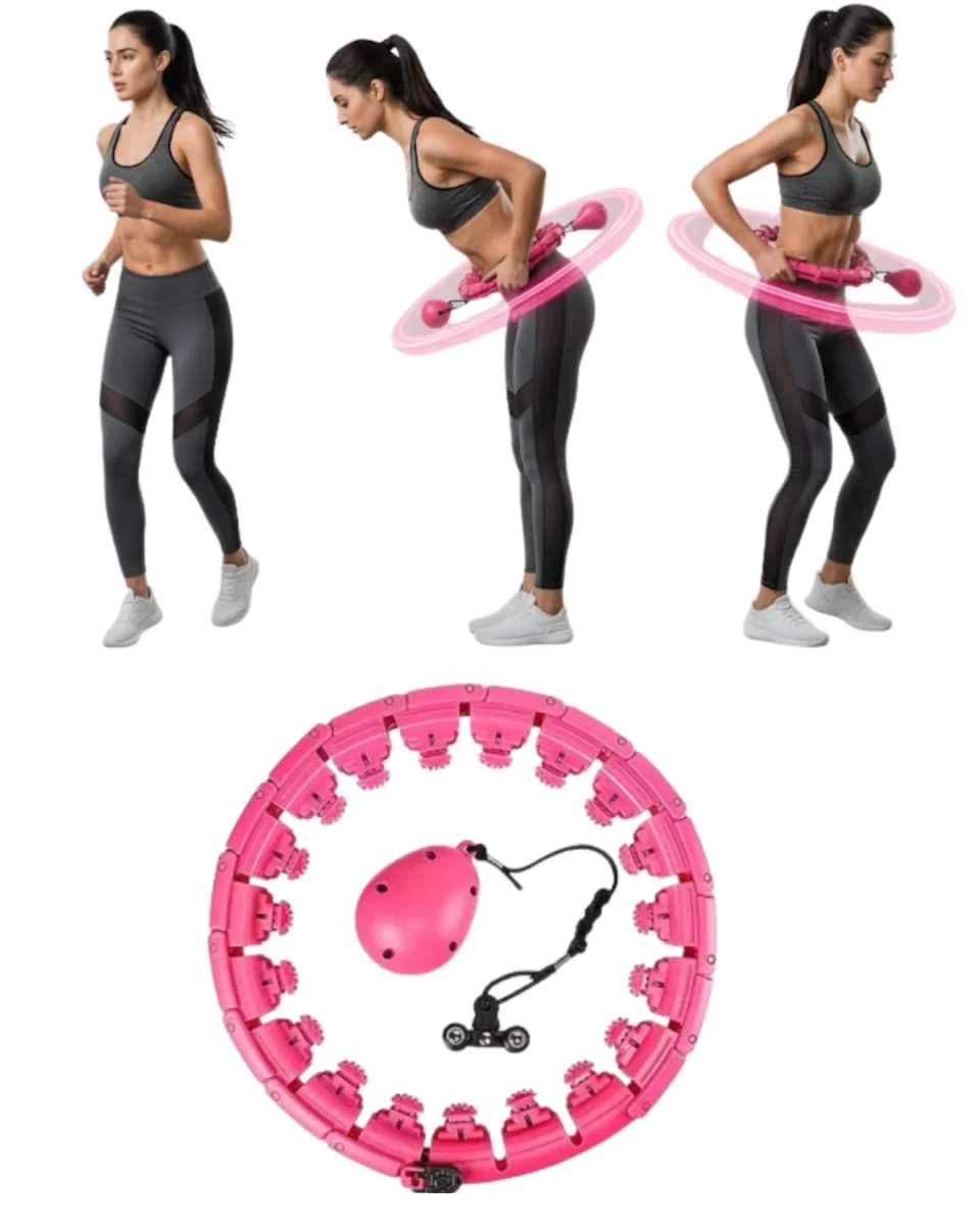 24 Bölüm Akıllı Hula Hoop Bel Masajlı Düşmeyen Spor Çemberi 24 Bölüm Akıllı Hula Hoop Bel Masajlı Düşmeyen Spor Çemberi