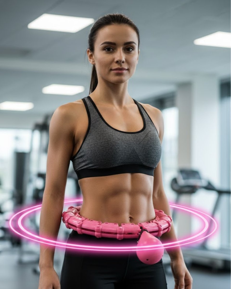 Masajlı Akıllı Hula Hoop Ayarlanabilir Fitness Çemberi Masajlı Akıllı Hula Hoop Ayarlanabilir Fitness Çemberi