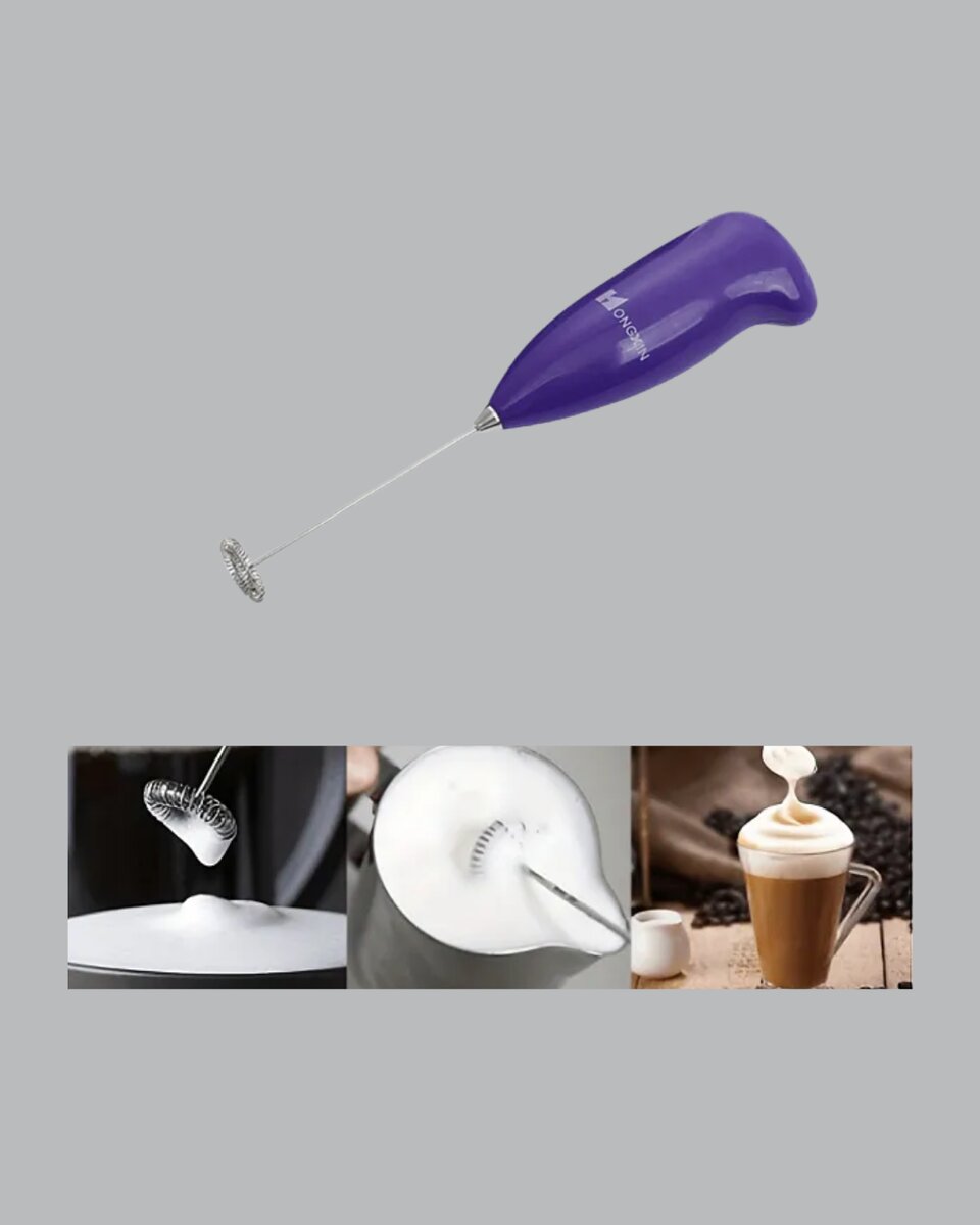 Mini Pilli Portatif Karıştırıcı – Cappuccino, Latte, Frappe ve Kahve Köpürtücü Mini Pilli Portatif Karıştırıcı – Cappuccino, Latte, Frappe ve Kahve Köpürtücü