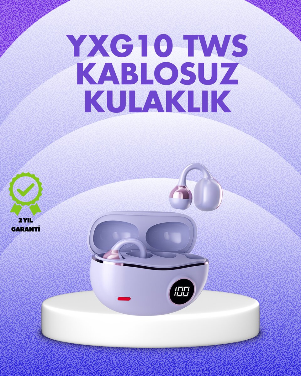 YXG10 Kablosuz Kulaklık – Bluetooth 5.4, Dokunmatik, LED Ekranlı Şarj Kutusu YXG10 Kablosuz Kulaklık – Bluetooth 5.4, Dokunmatik, LED Ekranlı Şarj Kutusu
