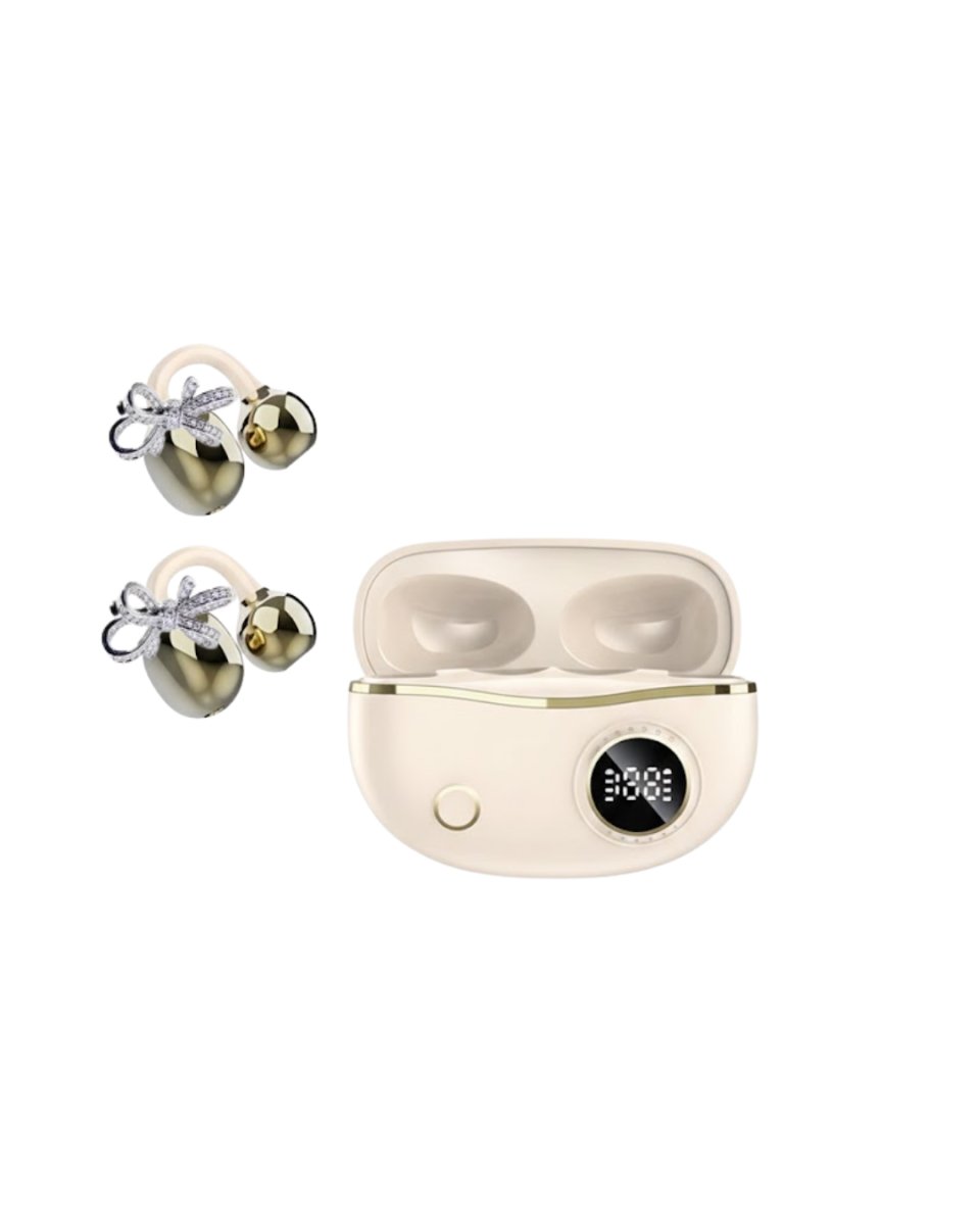 Kulak Klipsli Bluetooth Kulaklık Kompakt ve Hafif 2 Kurdele Küpe Hediyeli Kulak Klipsli Bluetooth Kulaklık Kompakt ve Hafif 2 Kurdele Küpe Hediyeli