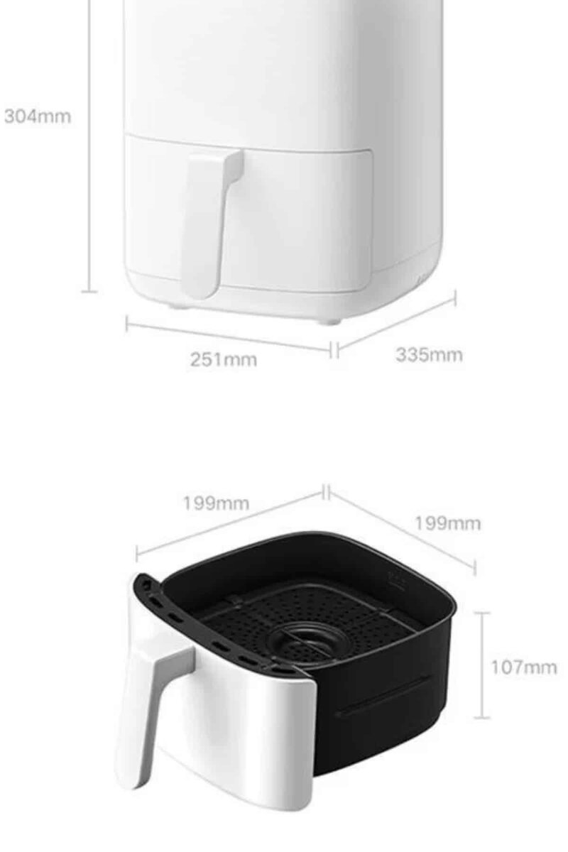 Hava Fritözü 4L Airfryer Pratik Uzun Ömürlü Yağsız Pişirme Taşınabilir Hava Fritözü 4L Airfryer Pratik Uzun Ömürlü Yağsız Pişirme Taşınabilir