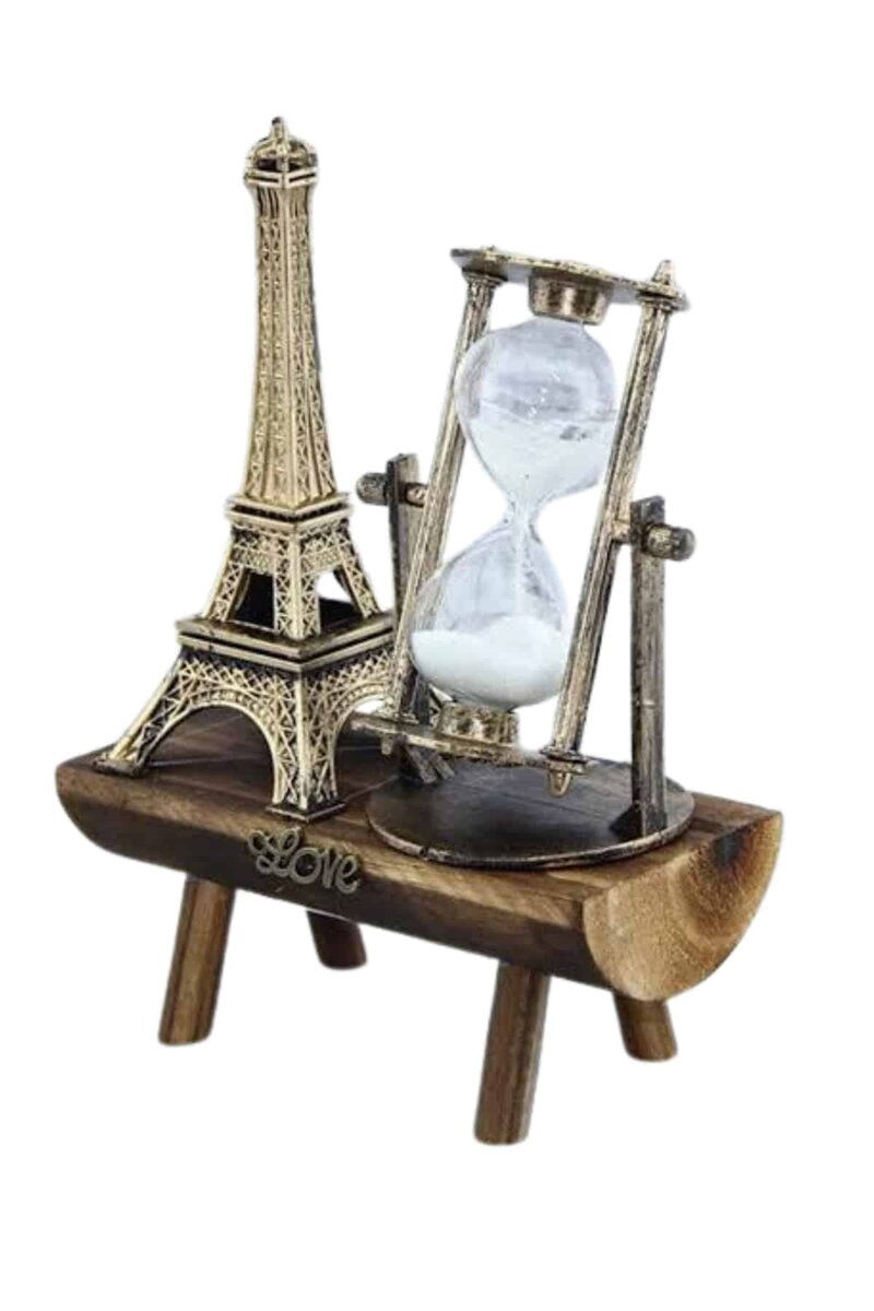 Paris Eyfel Kulesi Hediyelik Eyfel Retro Kum Saati Dekoratif Eşya Paris Eyfel Kulesi Hediyelik Eyfel Retro Kum Saati Dekoratif Eşya