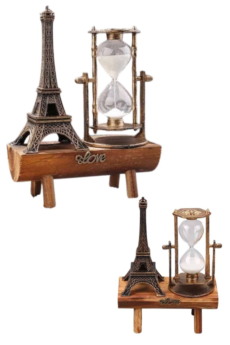 Paris Eyfel Kulesi Hediyelik Eyfel Retro Kum Saati Dekoratif Eşya Paris Eyfel Kulesi Hediyelik Eyfel Retro Kum Saati Dekoratif Eşya