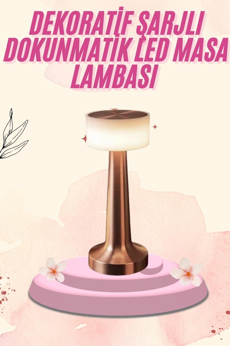 Dekoratif Masa Lambası Dokunmatik Renk Değiştirebilen Gece Lambası Dekoratif Masa Lambası Dokunmatik Renk Değiştirebilen Gece Lambası