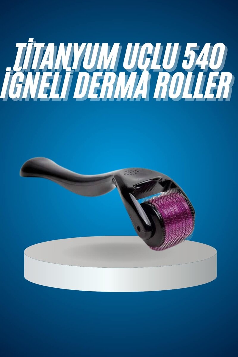 Titanyum Uçlu Derma Roller 540 İğneli 1 mm Gözenek Azaltıcı Akne İzlerine Uygun Titanyum Uçlu Derma Roller 540 İğneli 1 mm Gözenek Azaltıcı Akne İzlerine Uygun