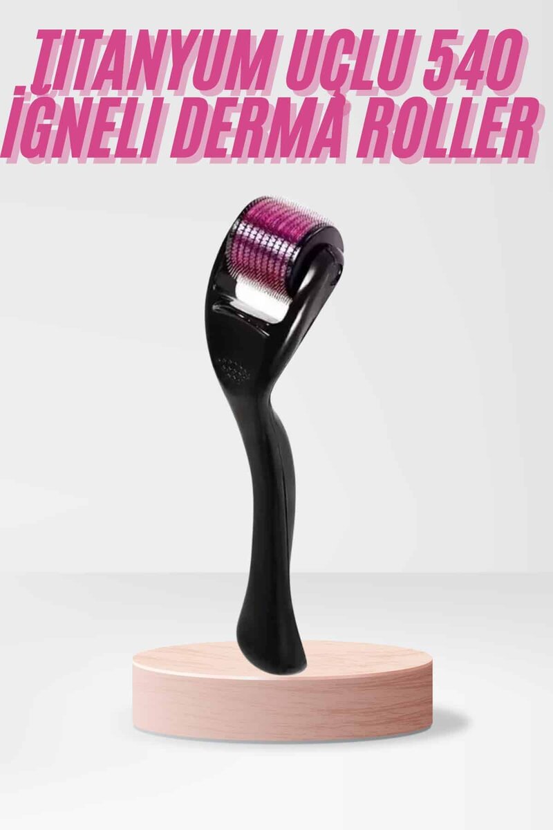 540 Iğneli Derma Roller 1Mm Titanyum Uçlu Saç Kaş Serum Kullanımına Uygun 540 Iğneli Derma Roller 1Mm Titanyum Uçlu Saç Kaş Serum Kullanımına Uygun