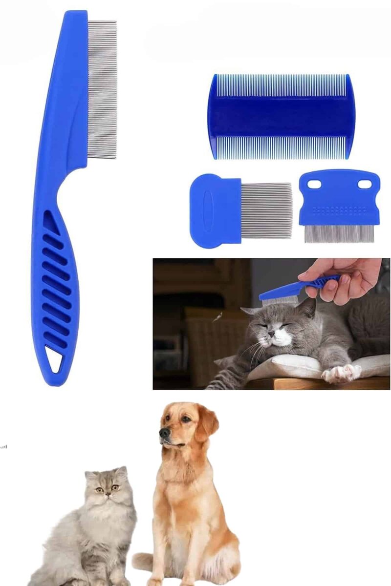 Tüy Fırçası Bit Tarağı Seti Evcil Hayvan Tüy Toplayıcı Bit Pire Önleyici Tarak Tüy Fırçası Bit Tarağı Seti Evcil Hayvan Tüy Toplayıcı Bit Pire Önleyici Tarak
