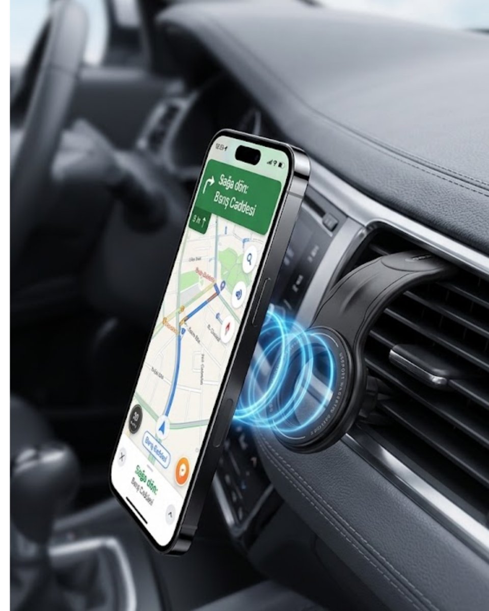 Manyetik Araç Telefon Tutucu 360 Derece Döner Güçlü Mıknatıslı Stand Manyetik Araç Telefon Tutucu 360 Derece Döner Güçlü Mıknatıslı Stand