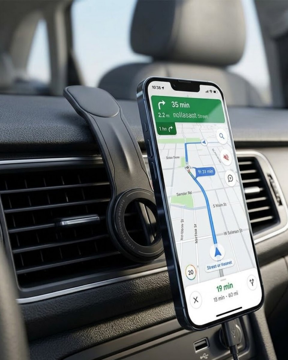 Güçlü Mıknatıslı Araç Telefon Tutucu 360° Döner Dashboard Standı Güçlü Mıknatıslı Araç Telefon Tutucu 360° Döner Dashboard Standı