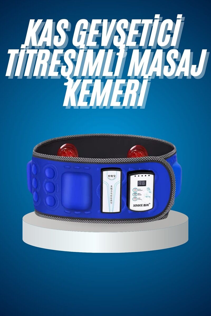 Titreşimli Kas Gevşetici Masaj Kemeri Zayıflama Aleti Bel Bölge Sırt Masaj Aleti Titreşimli Kas Gevşetici Masaj Kemeri Zayıflama Aleti Bel Bölge Sırt Masaj Aleti